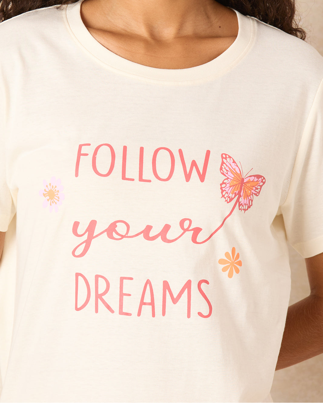 Women Pink Printed Nightshirt