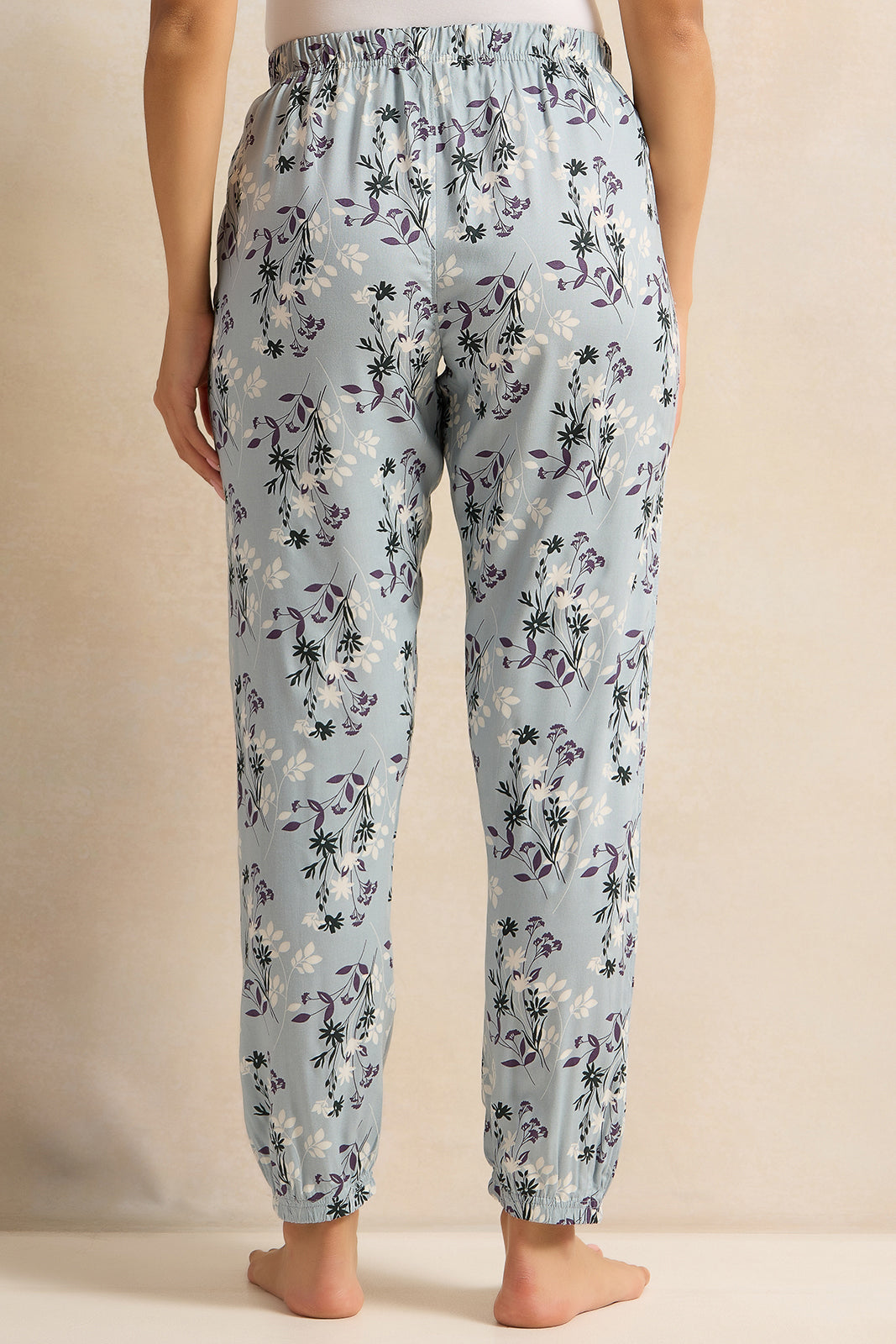 Women Blue Print Pyjama Bottom