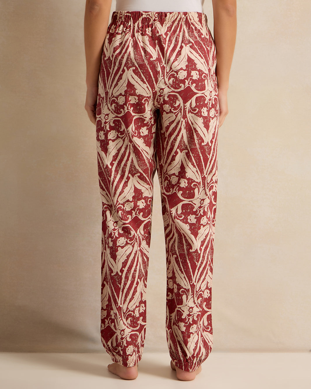 Women Pink  Floral Print Pyjama Bottom