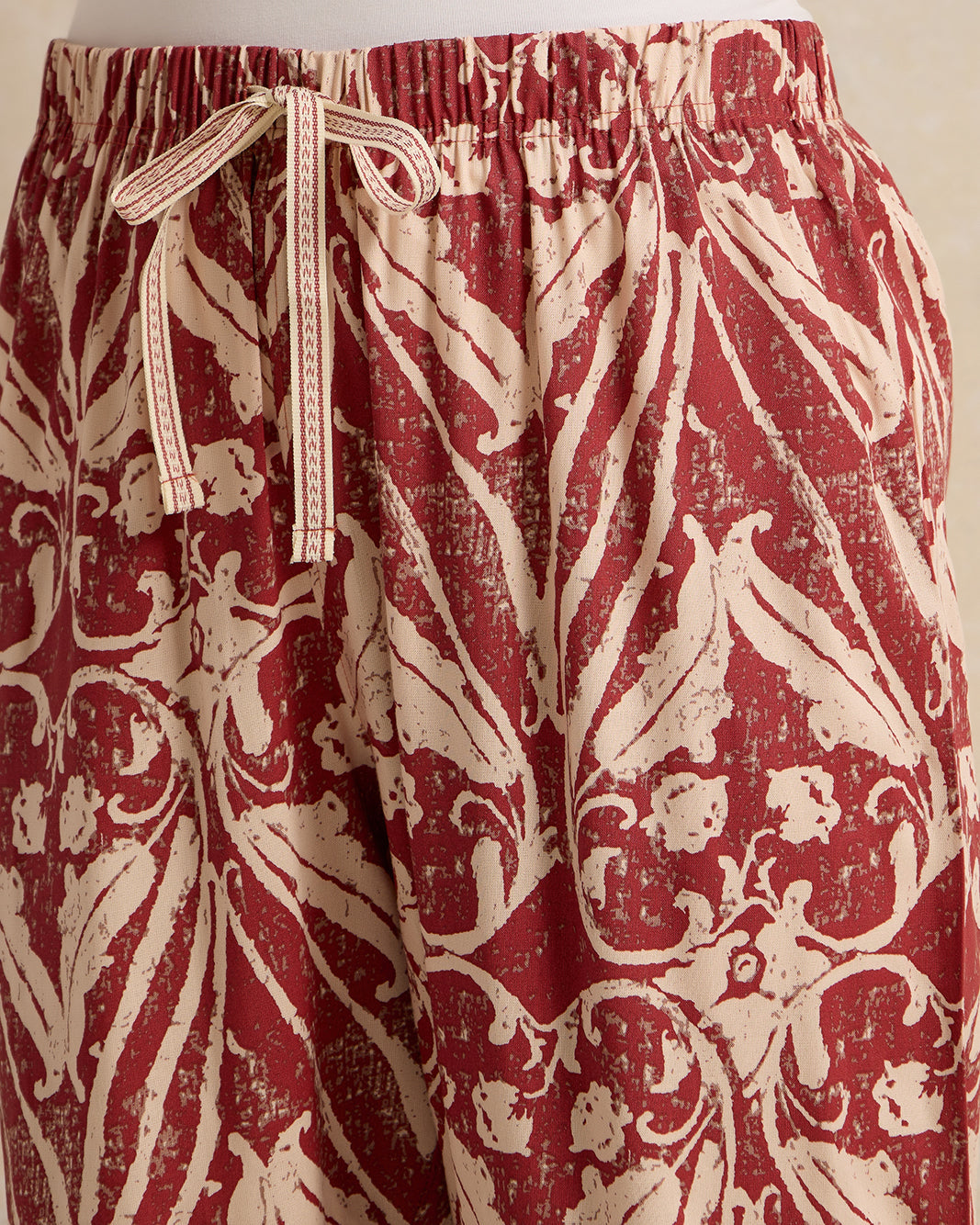 Women Pink  Floral Print Pyjama Bottom